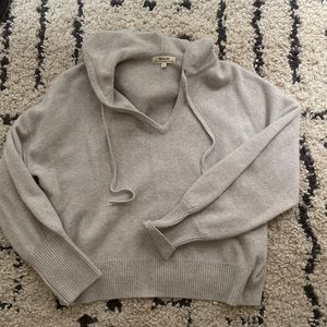 Madewell Cashmere Grey Hoodie XL